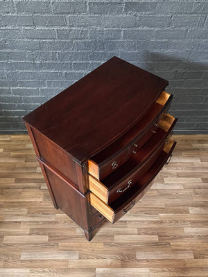 Vintage Colonial Revival Highboy Dresser by Huntley Furniture, c.1950’s