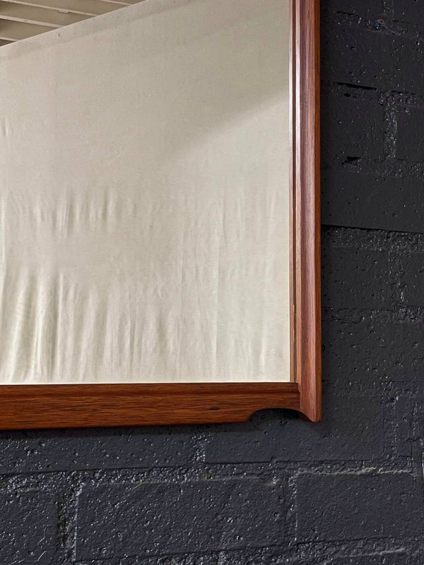 Mid-Century Modern Walnut Wall Mount Mirror, c.1960’s