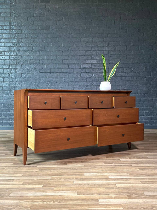 Mid-Century Modern “Profile” Walnut Dresser by John Van Koert for Drexel, c.1950’s