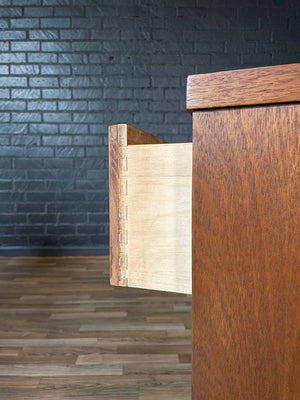 Mid-Century Modern Dresser w, Brass Accents, c.1960’s