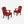 Pair of American Regency Revival Tufted Leather Armchairs, c.1970's