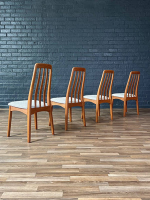 Set of 4 Mid-Century Modern Teak Dining Chairs, c.1970’