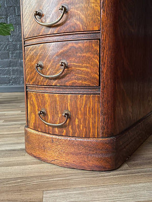 Antique English Arts & Crafts Oak Writing Desk, c.1920’s