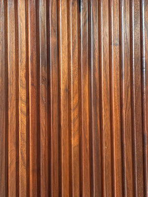 Mid-Century Modern Walnut Tambour-Door Night Stand, c.1960’s