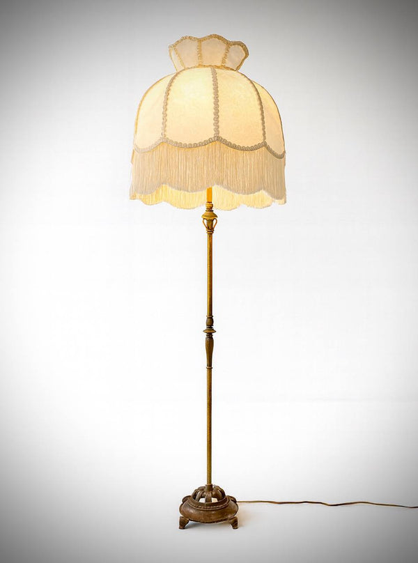 American Antique Brass  Floor Lamp by Rembrandt, c.1940’s