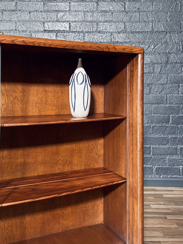 Mid-Century Modern Bow Front Bookcase Credenza, c.1960’s
