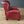 Ethan Allen Burgundy Leather Chesterfield Reclining Lounge Chair