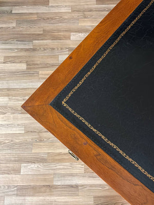 Mid-Century Modern Desk w/ Leather Top by Milling Road, c.1960’s