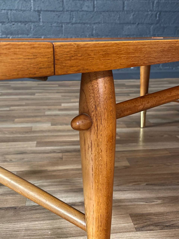 Lane “Copenhagen” Walnut Drop Leaf Coffee Table / Bench, c.1950’s