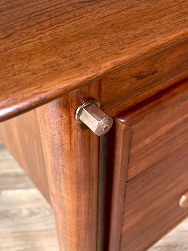 Mid-Century Danish Modern Walnut Executive Desk by Gunnar Schwartz, c.1960’s