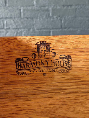 Mid-Century Modern Walnut Highboy Dresser by Harmony House, c.1960’s