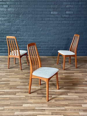Set of 4 Mid-Century Modern Teak Dining Chairs, c.1970’