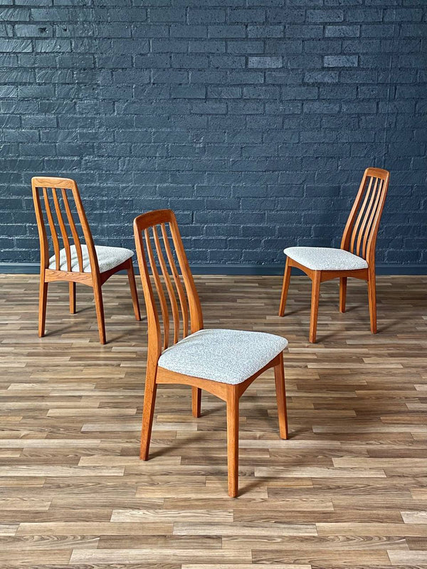 Set of 4 Mid-Century Modern Teak Dining Chairs, c.1970’