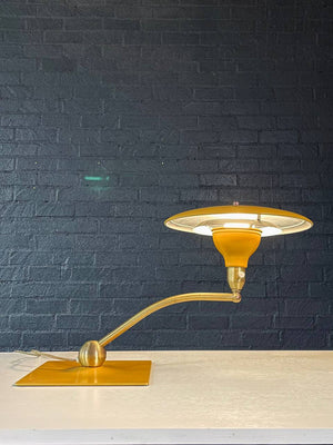 Mid-Century Modern “Sight Light” Saucer Table Lamp by M.G. Wheeler, c.1950’s