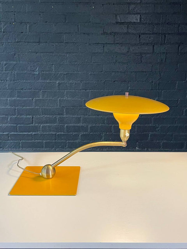 Mid-Century Modern “Sight Light” Saucer Table Lamp by M.G. Wheeler, c.1950’s