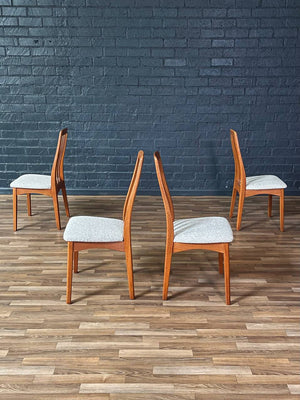 Set of 4 Mid-Century Modern Teak Dining Chairs, c.1970’