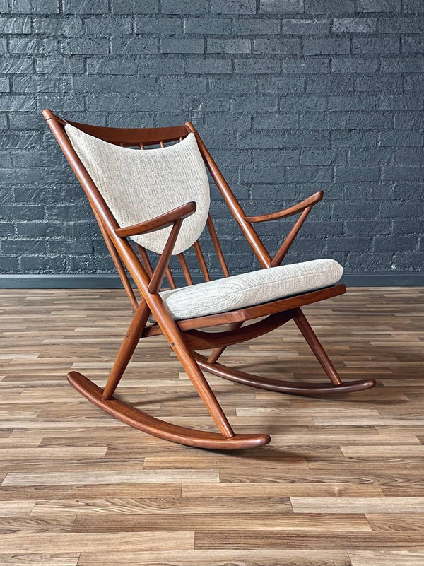 Danish Modern Teak Rocking Chair by Frank Reenskaug, c.1960’s
