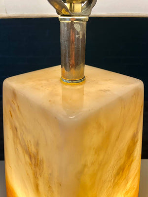 Mid-Century Modern Pyramid Style Resin Table Lamp, c.1960’s