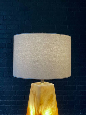 Mid-Century Modern Pyramid Style Resin Table Lamp, c.1960’s