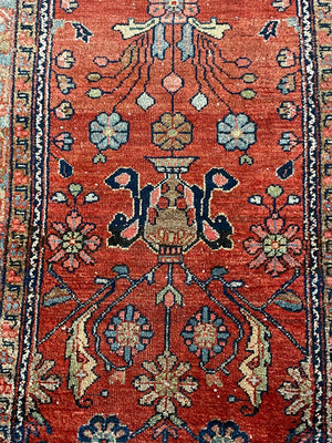 Vintage Hand Woven Wool Persian Rug, c.1940’s