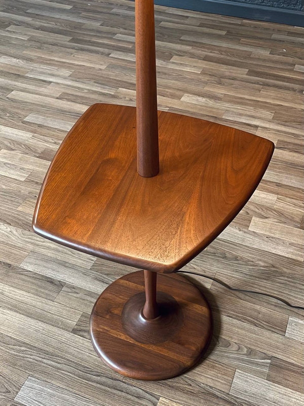 Mid-Century Modern Floor Lamp w/ Side Table by Laurel, c.1960’s