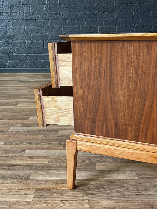 Pair of Mid-Century Modern Oak & Walnut Night Stands, c.1960’s