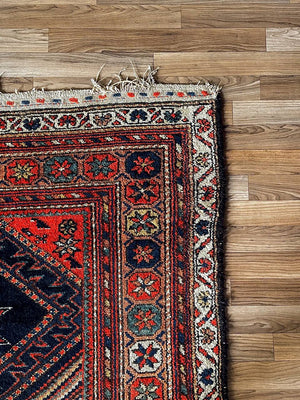 Antique Persian Afshar Tribal Rug Hand-Knotted Wool c.1920’s