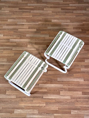 Pair of Vintage “Aviante” Outdoor Patio Stools by Jean Ellen, c.1960’s