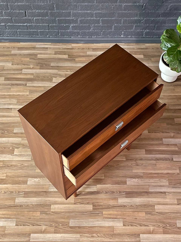 Mid-Century Modern Walnut Highboy Dresser by Dixie, c.1960’s