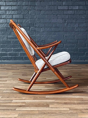 Danish Modern Teak Rocking Chair by Frank Reenskaug, c.1960’s