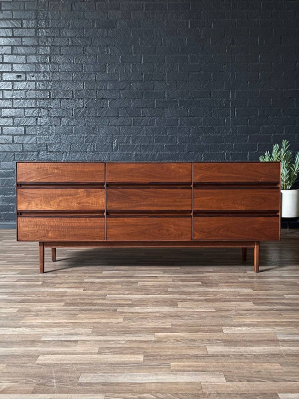 Mid-Century Modern Walnut & Rosewood Dresser by Stanley, c.1960’s