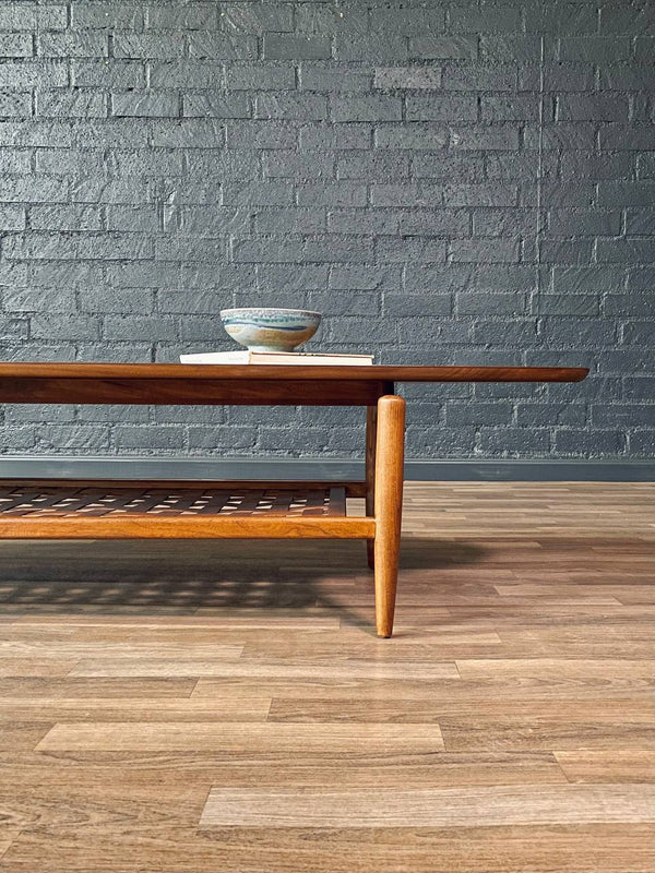 Mid-Century Surfboard Style & Floating Top Coffee Table by Lane, c.1960’s