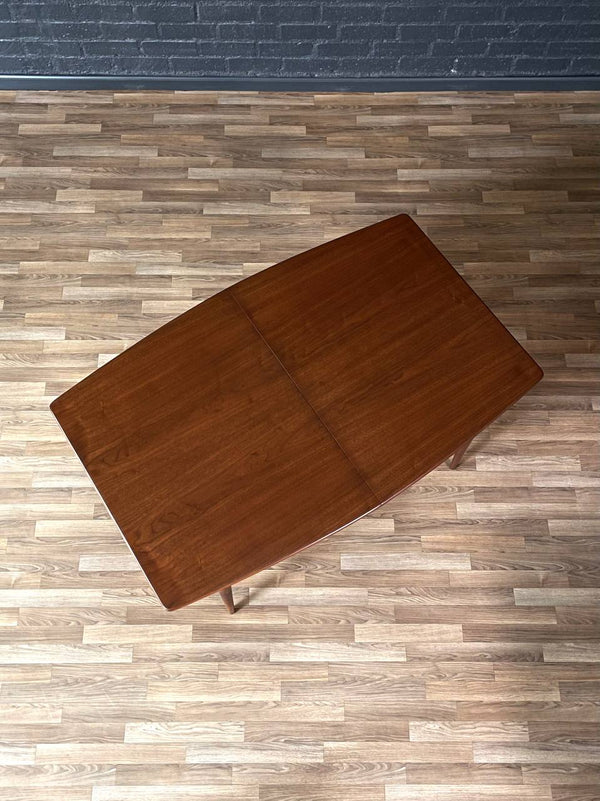 Expanding Mid-Century Modern Walnut Dining Table, c.1950’s