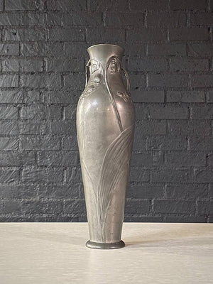 Art Nouveau Pewter Vase by Kayserzinn, c.1900’s