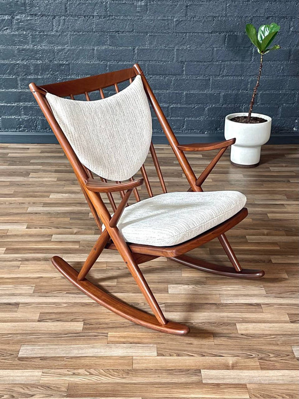 Danish Modern Teak Rocking Chair by Frank Reenskaug, c.1960’s