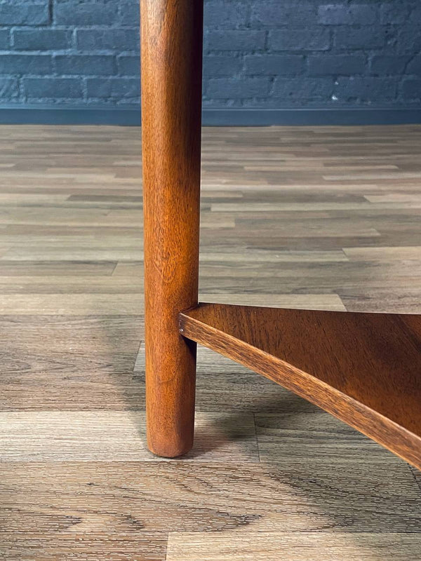 Mid-Century Modern Clover Leaf Side Table w/ Magazine Shelf, c.1960’s