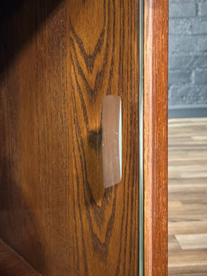 Mid-Century Modern Bookcase w/ Glass Doors, c.1960’s