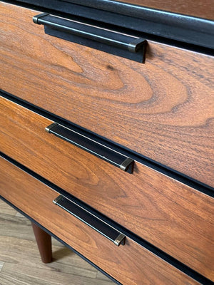 Pair of Mid-Century Modern Walnut Night Stands by The Rapport Co., c.1960’s