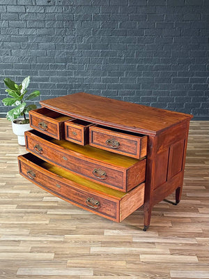 French Louis XVI Style Carved Mahogany Commode Dresser, c.1900’s