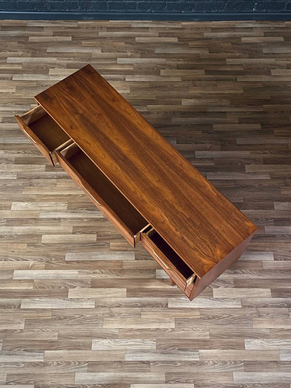 Mid-Century Swedish Modern 9-Drawer Walnut Dresser, c.1960’s