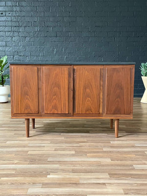 Mid-Century Modern Walnut Credenza w/ Stone Top by Jack Cartwright, c.1960’s