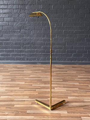 Mid-Century Modern Articulating Brass Floor Lamp by Casella, c.1970’s