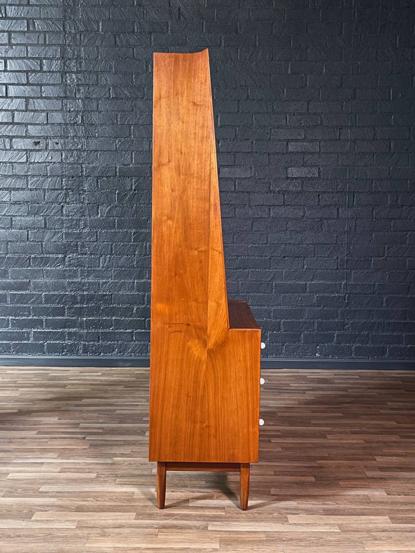 Mid-Century Modern Bookshelf Hutch by Kipp Stewart for Drexel, c.1960’s