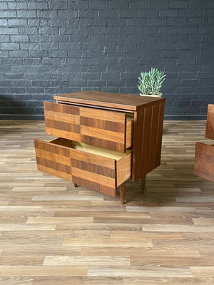 Pair of Mid-Century Modern Walnut Night Stands, c.1960’s