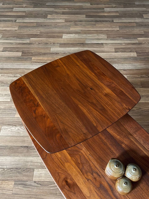 Mid-Century Modern Two-Tier Walnut Side Table by Ace-Hi, c.1960’s