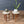 Pair of Antique French Louis XVI Style Marble-Top Side Tables w/ Brass Gallery, c.1930s