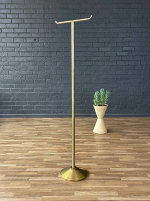 Mid-Century Modern Brass Bull-Horn Style Coat Hanger, c.1960’s