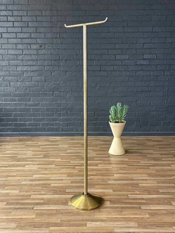 Mid-Century Modern Brass Bull-Horn Style Coat Hanger, c.1960’s