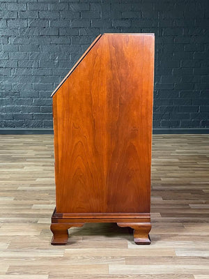 American Colonial Cherry Drop-Down Desk by Maddox, c.1950’s