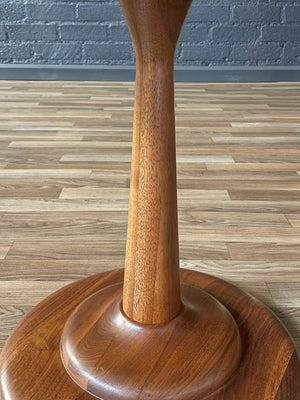 Mid-Century Modern Walnut Tulip Style Side Table, c.1960’s